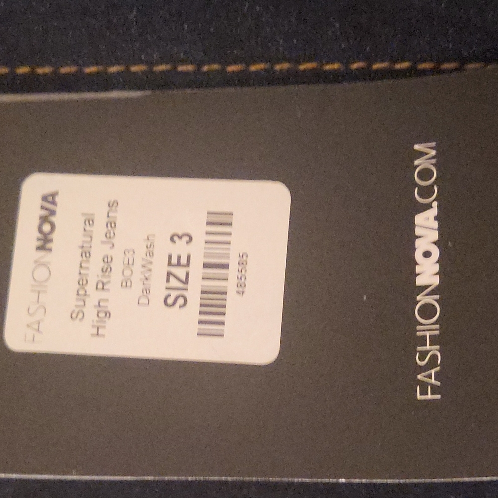 Blue high Rise Jeans - Picture 3 of 3